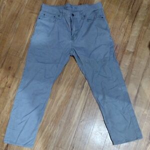 Gray Casual Pants